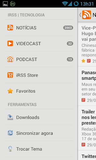 Notícias Tecnologia iRSS