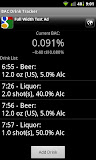 BAC Drink Tracker