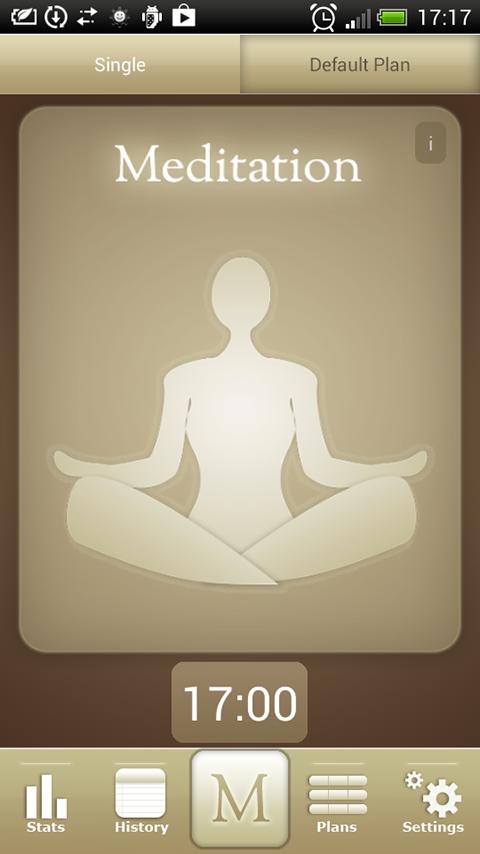 Android application Meditate - Meditation Timer screenshort