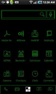 Free Download LightWorks Green ADW Theme APK for Android