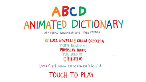 ABCD... Animated Dictionary