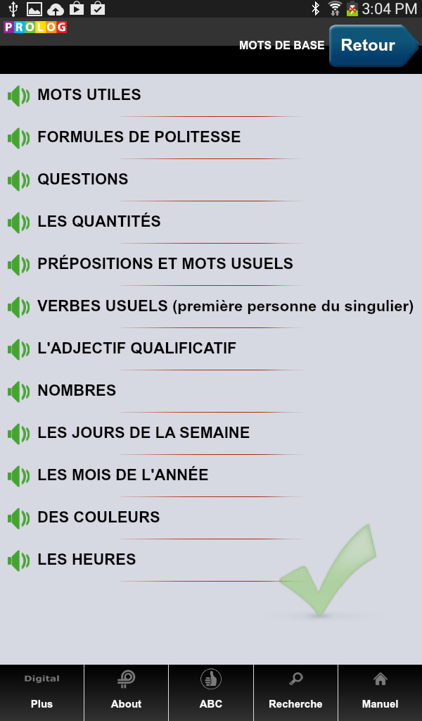 L’HÉBREU - Manuel Conversation Screen 3