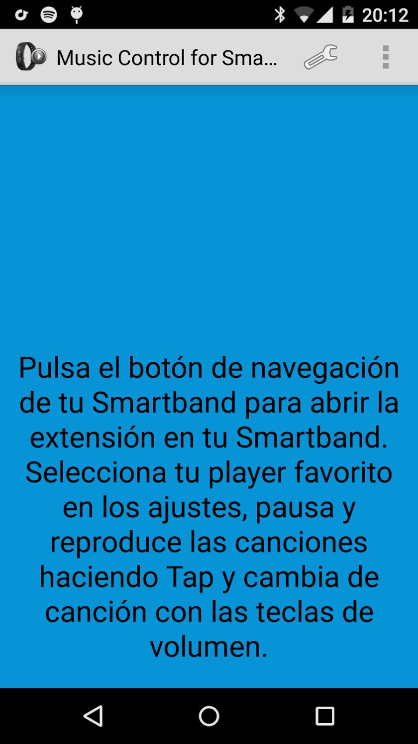 Music Control SmartBand Talk Screen 3