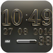 Digi Clock Widget Teutonic