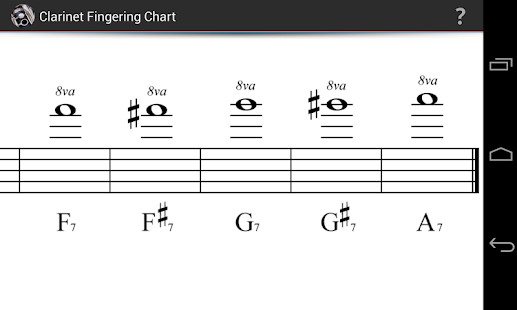 Clarinet Fingering Chart(圖2)-速報App
