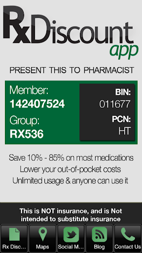 Rx Prescription Discounts App