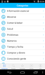 Captura de pantalla de la aplicacion Android Italian Translation with Audio