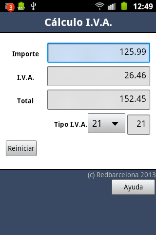 VAT Calculation