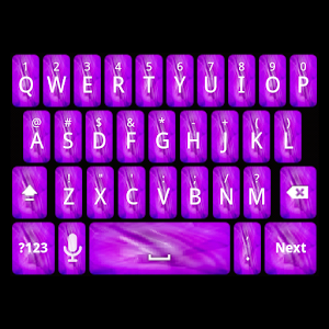 Girly Purple Keyboard Skin