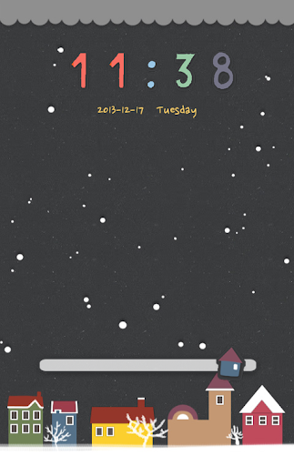 【免費個人化App】폰 테마샵 Snowy day 고락커 테마-APP點子