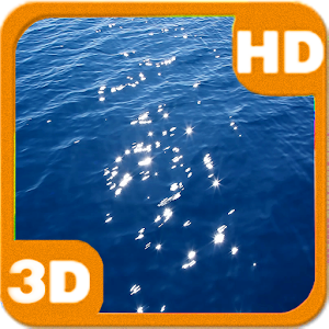 Floating Blue Sea Reflection logo