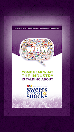 NCA's Sweets Snacks Expo App