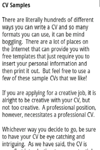 【免費商業App】CV Examples-APP點子