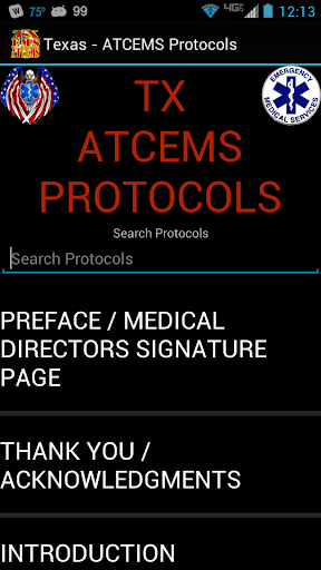 【免費醫療App】TX ATCEMS Protocols-APP點子