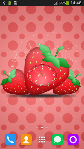 Strawberry Clock LWP