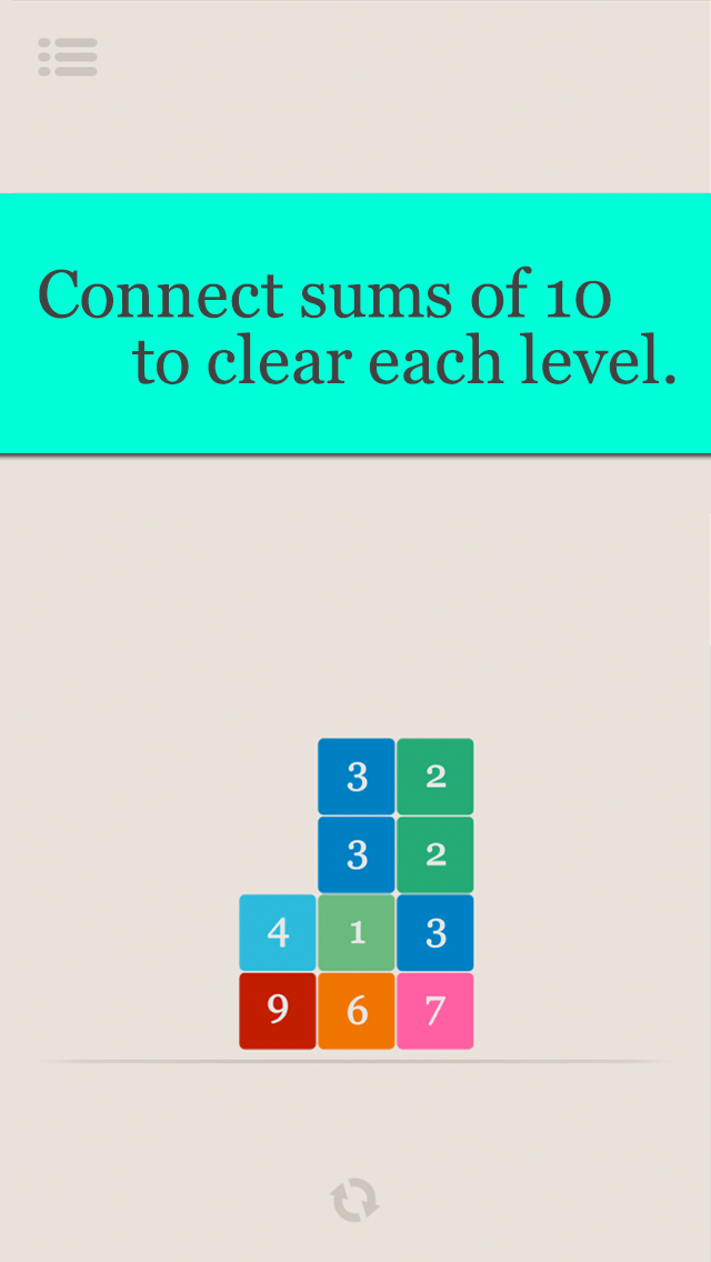 TEN SUM Screen 1