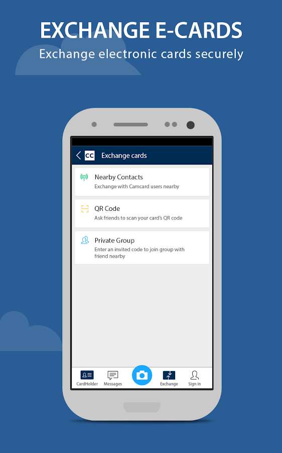   CamCard - Business Card Reader: captura de tela 