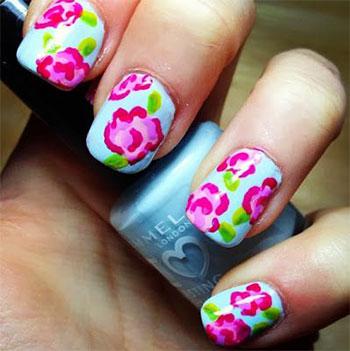 Nail Art design flower ideas