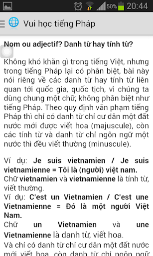 Vui học tiếng Pháp