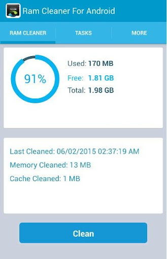 Ram Cleaner For Android