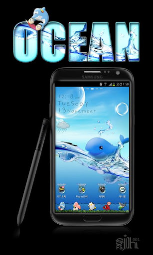 Ocean Go Launcher EX theme