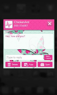 Download Spring Butterfly Theme GO SMS APK for Android