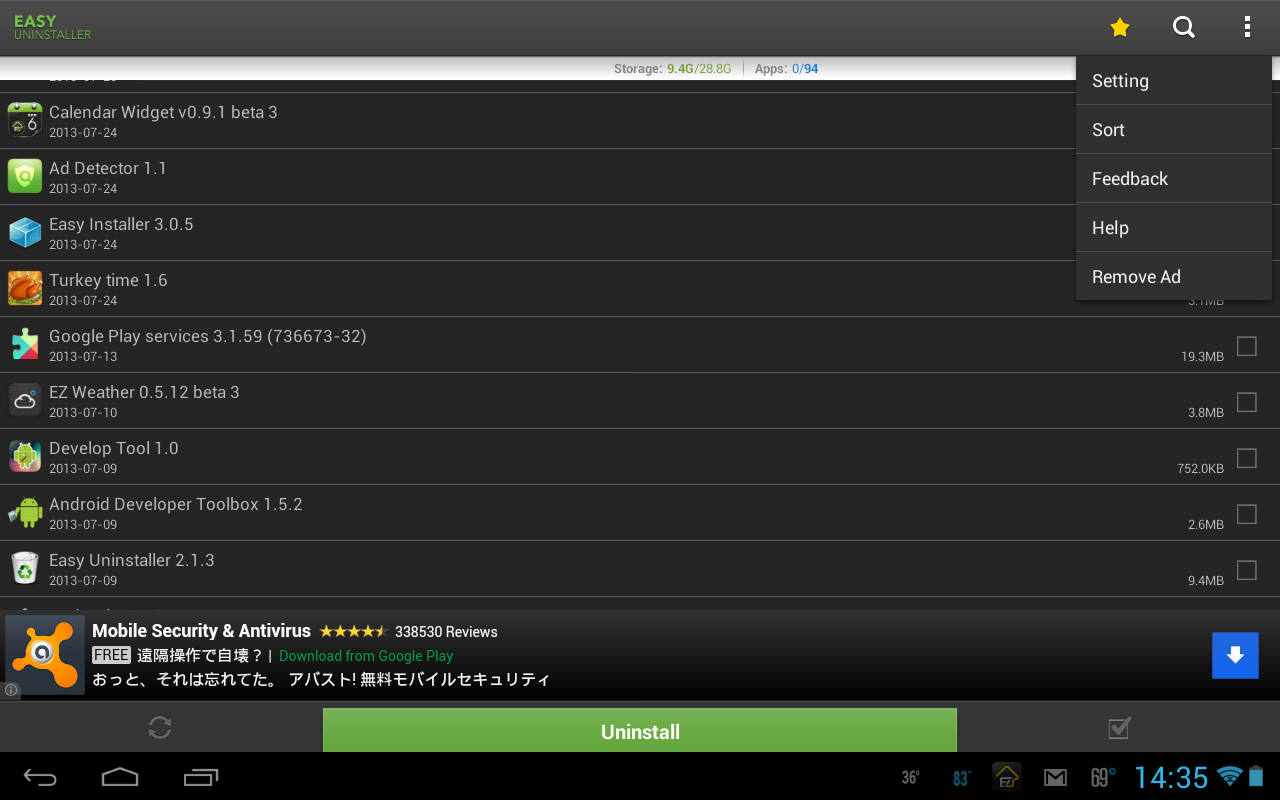 Easy Uninstaller Android