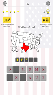 Los 50 estados de los EE.UU. Screen 3