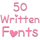 Fonts for FlipFont 50 Written