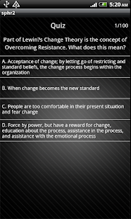 SPHR PHR 100 Questions app Screenshots 2