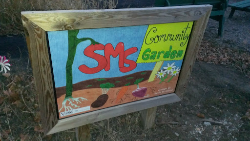Community Garden Hand Painted Sign