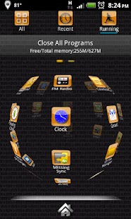 LC Orange Go Launcher EX Theme