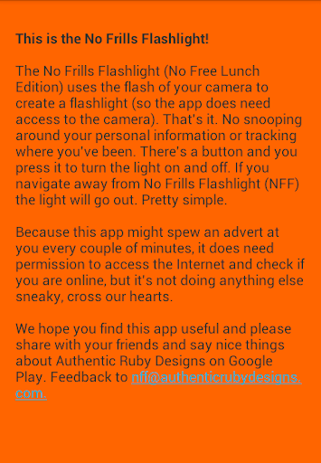 【免費工具App】No Frills Flashlight N.F.L.E.-APP點子