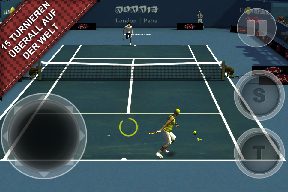 Android application Cross Court Tennis 2 screenshort