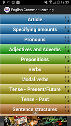 English Grammar Learning by Learning Apps poster 1