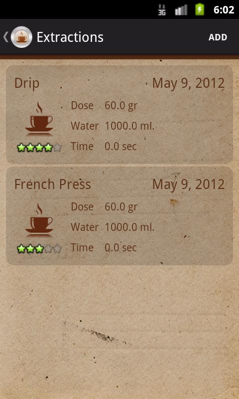 Coffee Journal Online Screen 3
