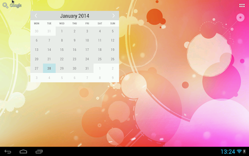 download Month Calendar Widget free