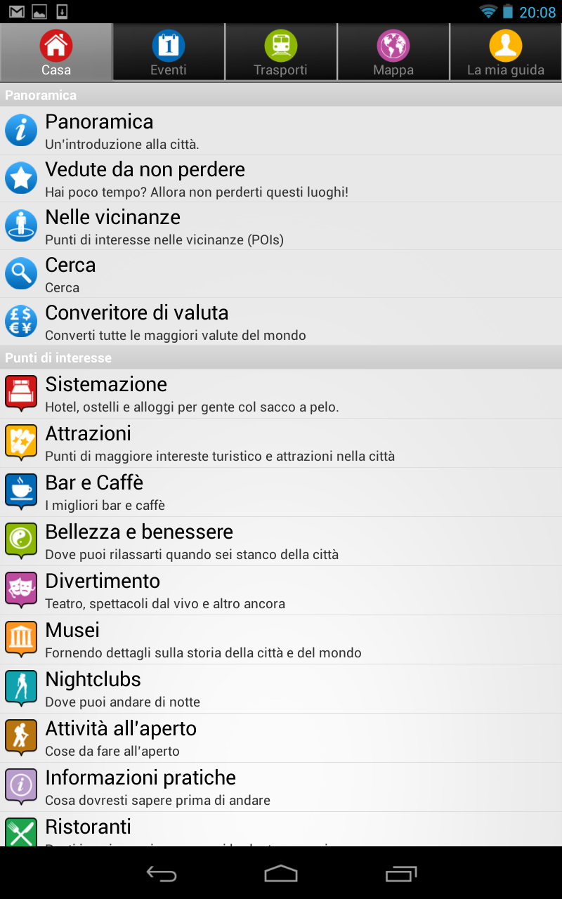 Android application Paris Travel Guide Offline screenshort