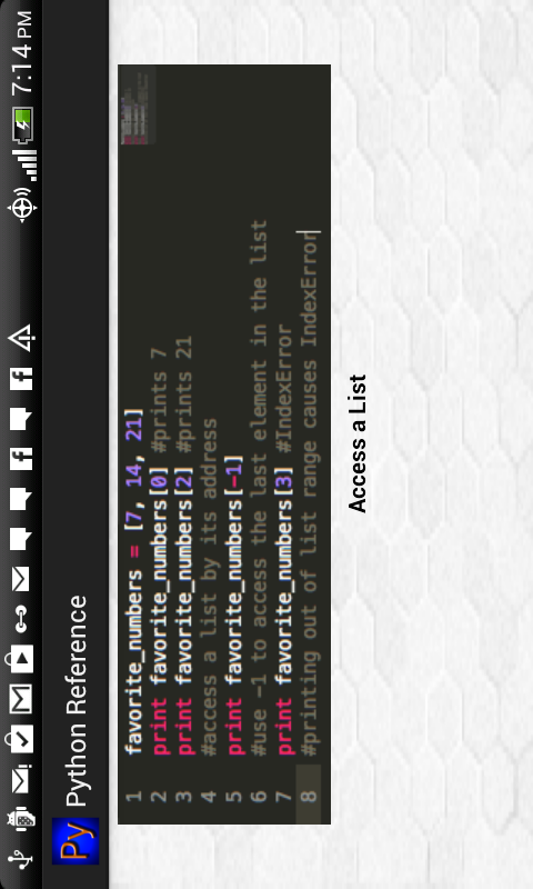 Python Reference Screen 2