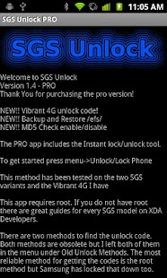 SGS Unlock PRO NEEDS ROOT