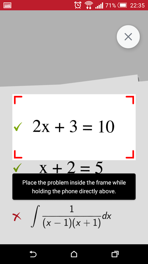 Fotografa e risolvi le equazioni, gratis per Smartphone e Tablet