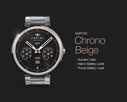 Chrono Beige watchface by Impe