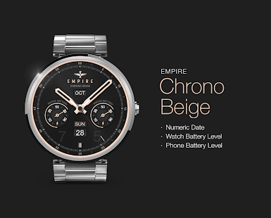 Chrono Beige watchface by Impe Screen 2