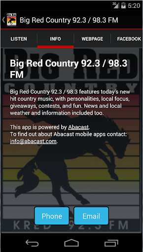 【免費娛樂App】Big Red Country 92.3 - 98.3 FM-APP點子