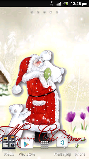 Free Christmas Snow Wallpaper