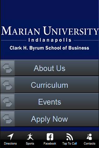 Marian University Business