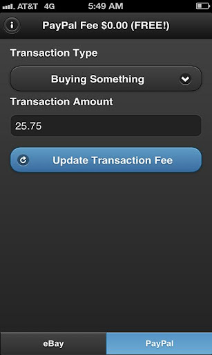 Fee Calc for eBay and PayPal