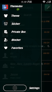 Leo Theme for GO SMS Screenshots 9