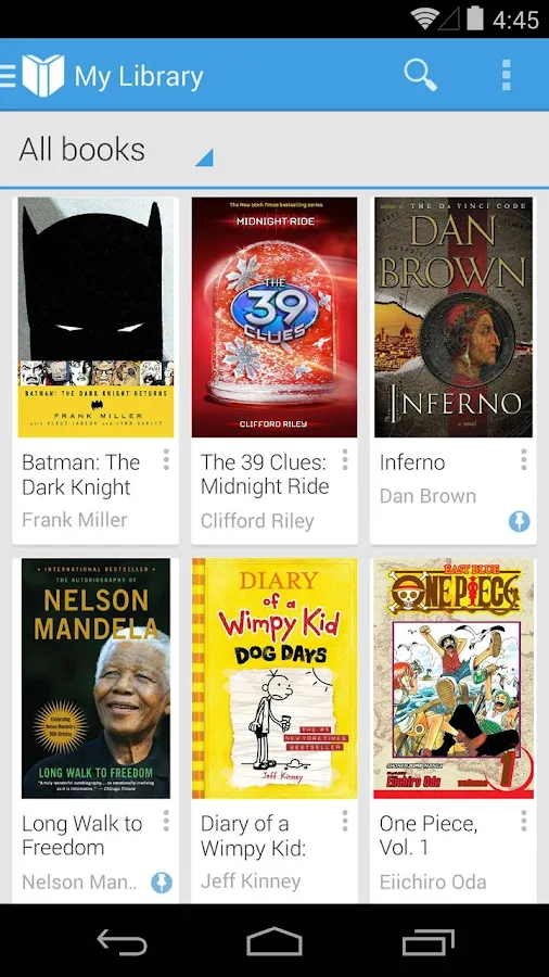 Google Play Books - screenshot