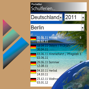 Schulferien D-A-CH-NL-FR logo